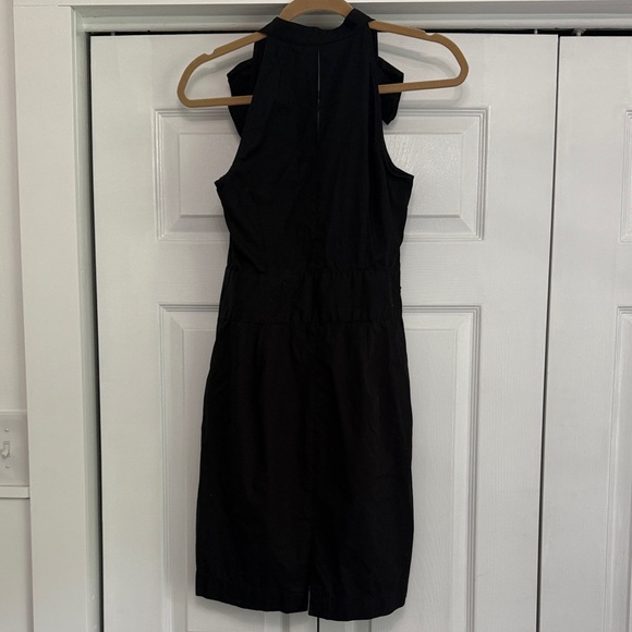 Express Black Ruffled Mini Dress - Picture 3 of 3